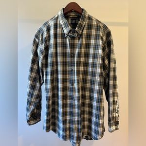 GAP Men’s Plaid Dress Shirt